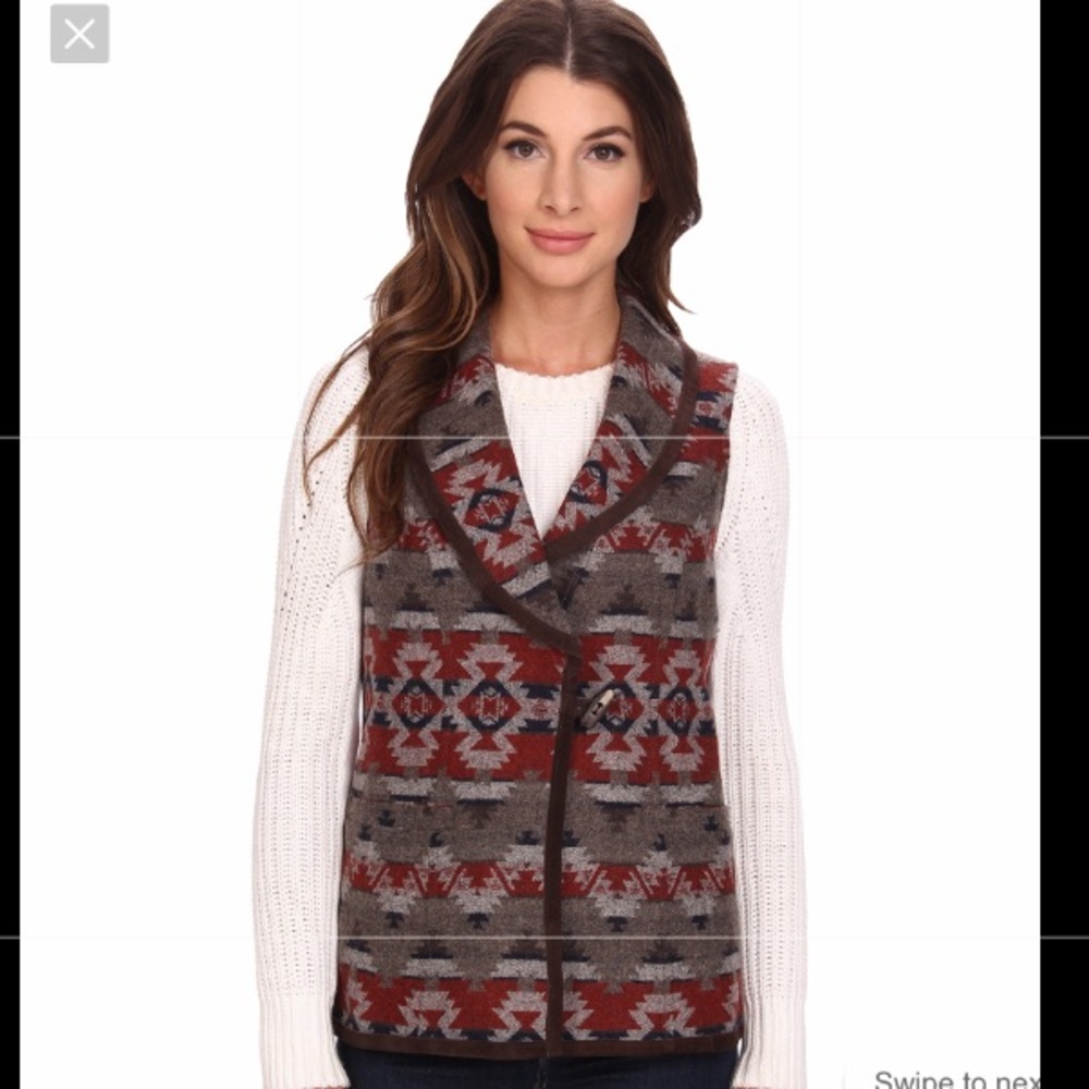 Like New Pendleton Aztec Tania Vest size Small